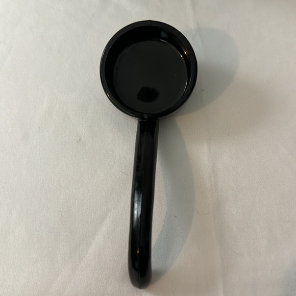 L.E. Smith Black Amethyst Vintage 3 Footed Condiment Bowl with Glass Ladle - Picture 7 of 11